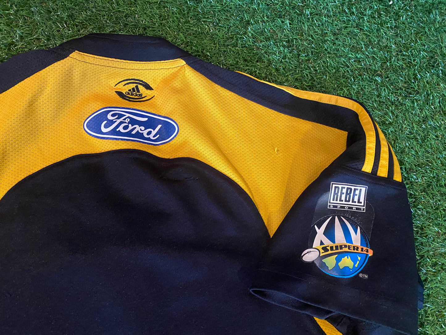 The Chiefs New Zealand Rugby Union Football Small Mans Vintage Adidas Jersey