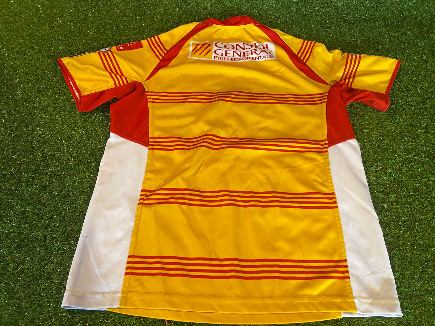 Perpignan Catalans Dragons France French Rugby Union Large Mans ISC Made Jersey