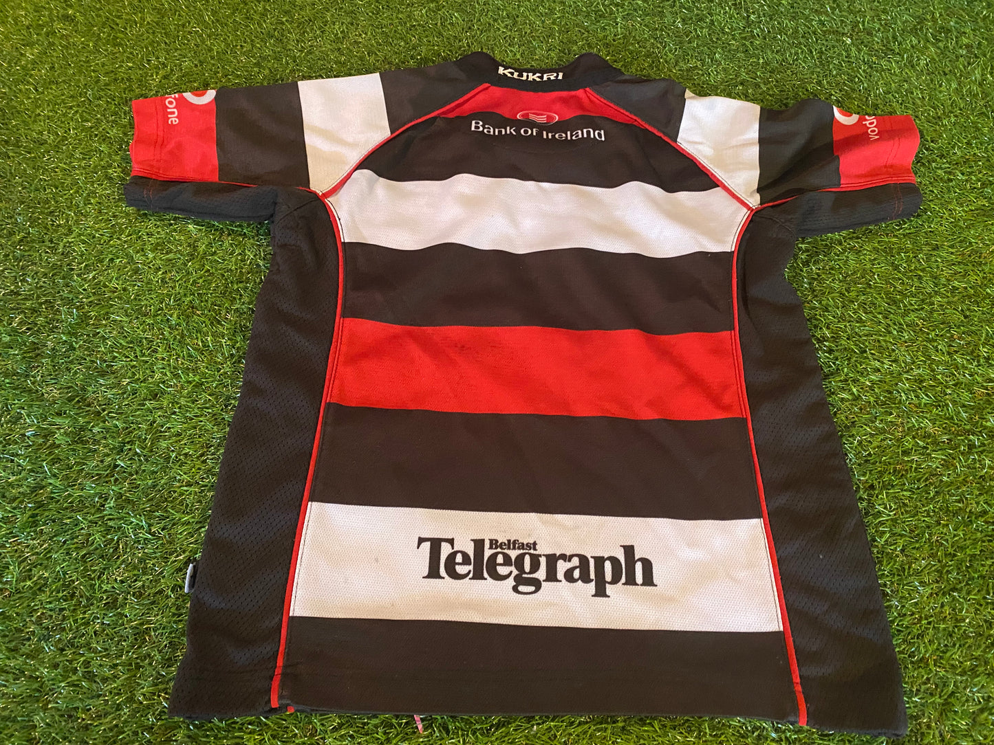Ulster Northern Ireland Rugby Union Large Boys 10-11 Year Old Kukri Made Jersey