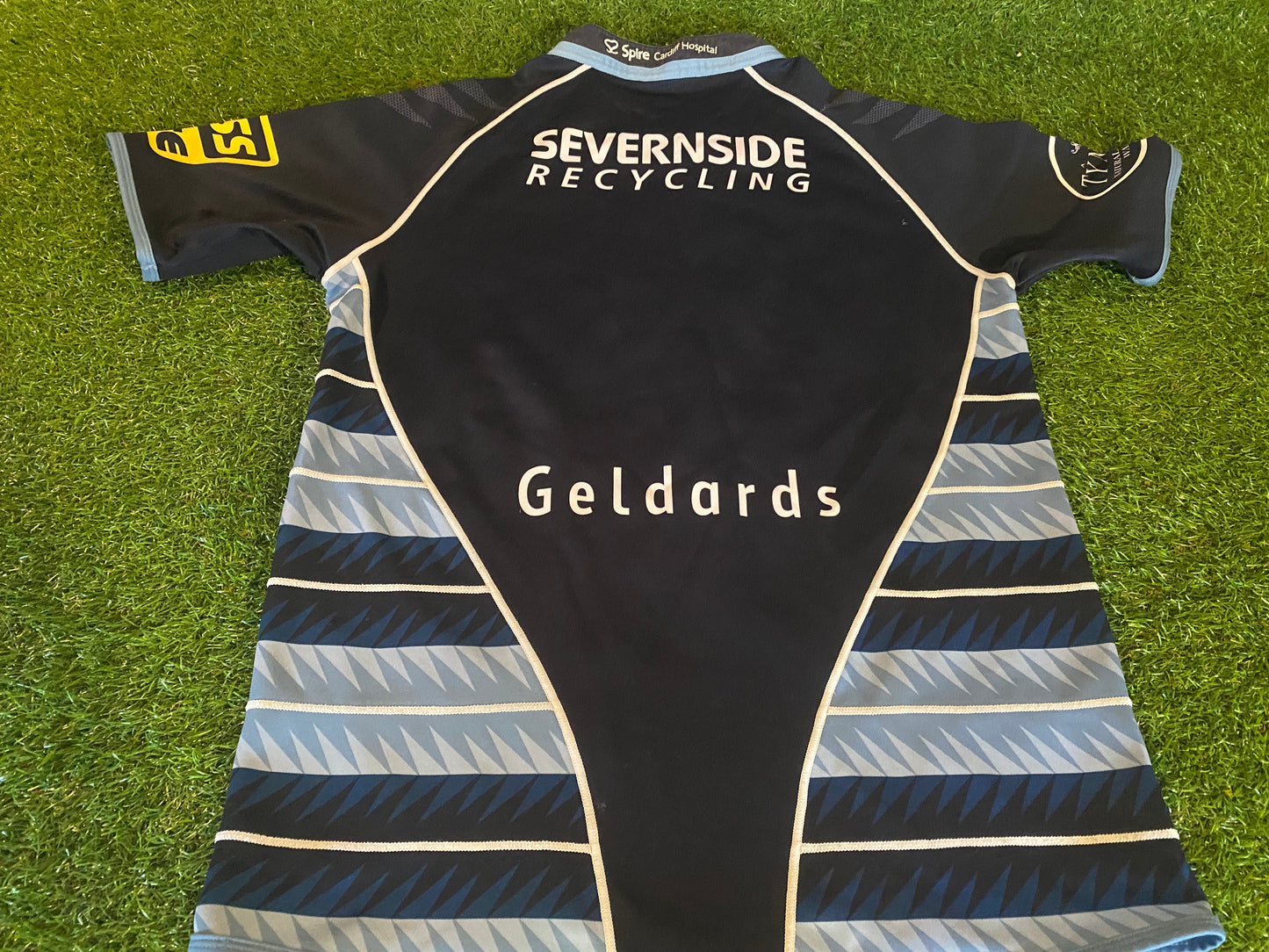 Cardiff Blues Wales Welsh Cymru Rugby Union Football Large Mans CCC Made Jersey