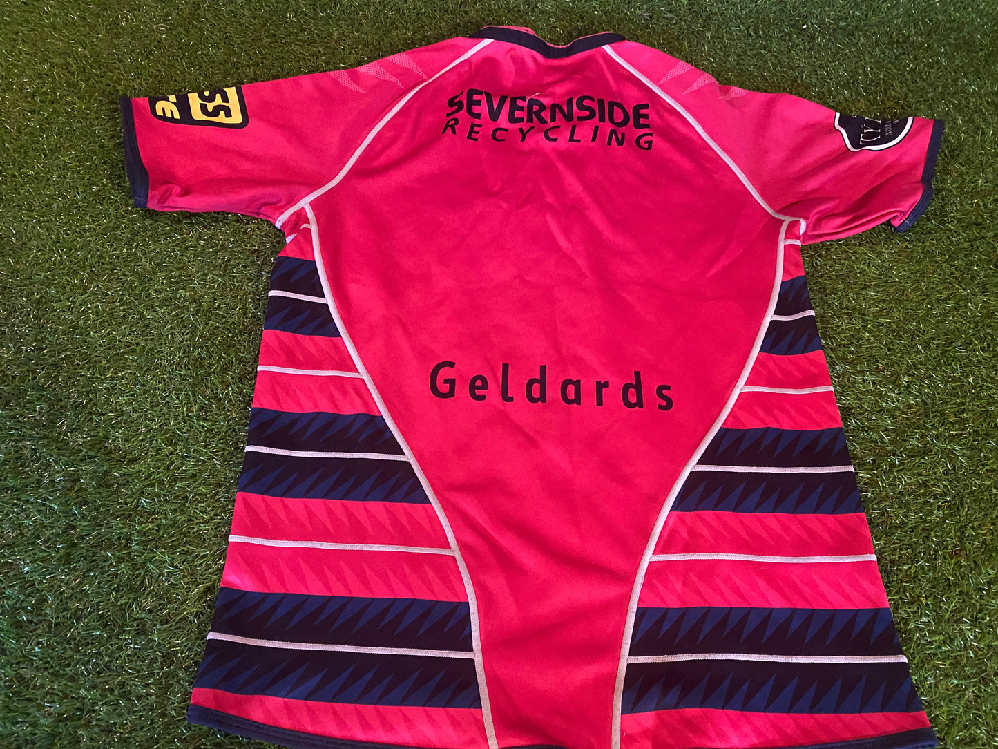 Cardiff Blues Wales Welsh Cymru Rugby Union Football Large Mans CCC Made Jersey