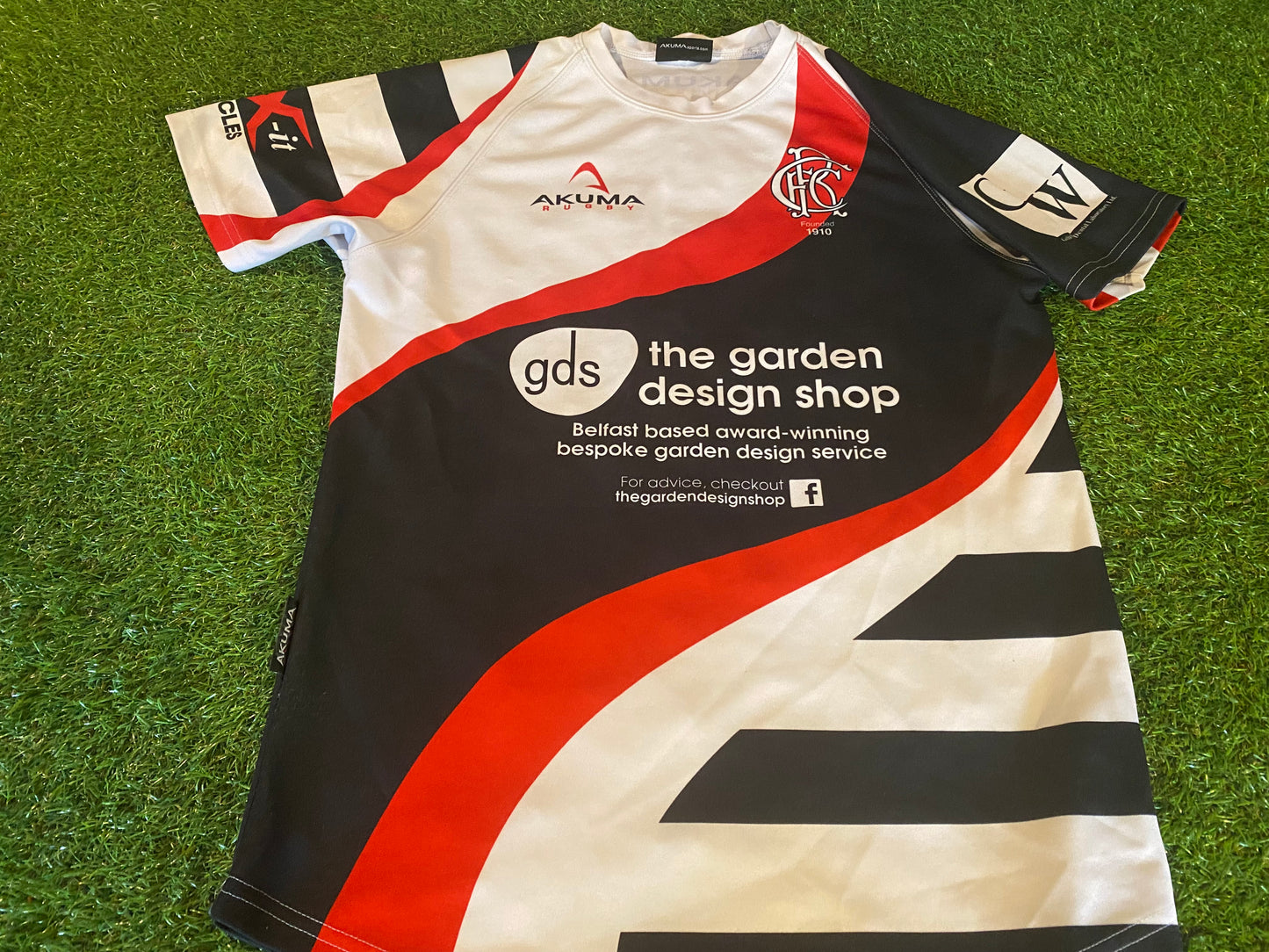 Cooke RFC Ulster Nortern Ireland Rugby Union Football Medium Mans Match Worn no12 Jersey