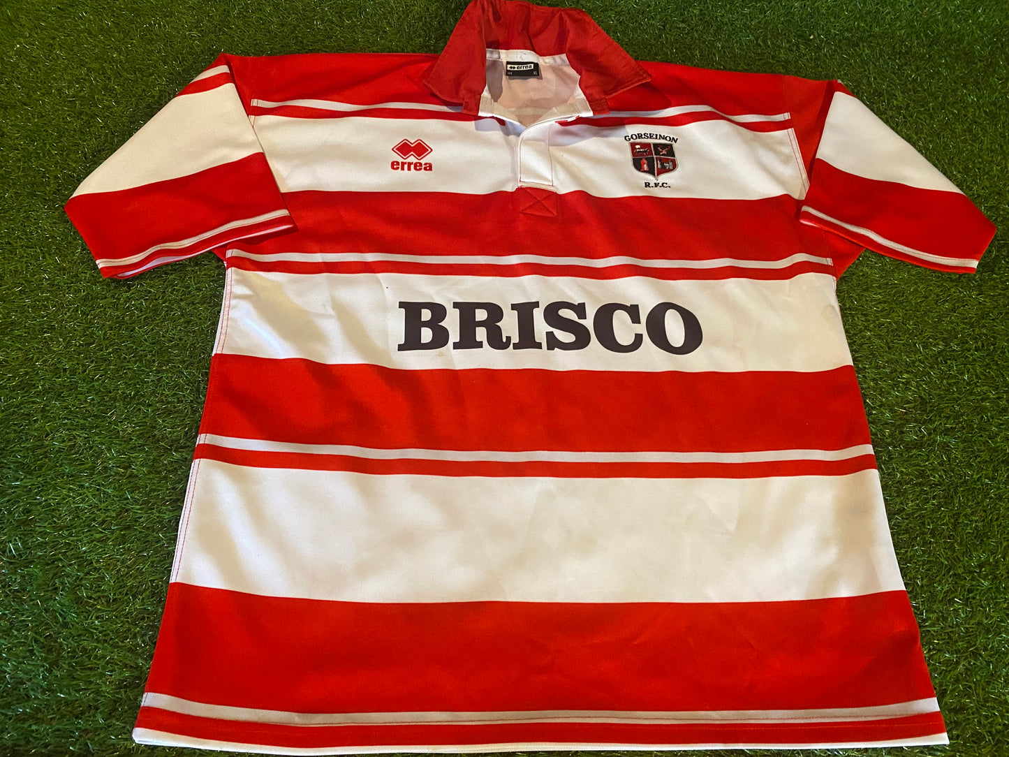 Gorseinon RFC Wales Welsh Cymru Rugby Union XXL 2XL Mans Match Worn no Jersey