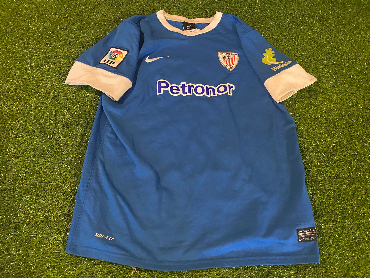 Athletic Club Bilbao Spain Soccer Football XL Boys / Youths 13-14 yr Nike Made Away Jersey