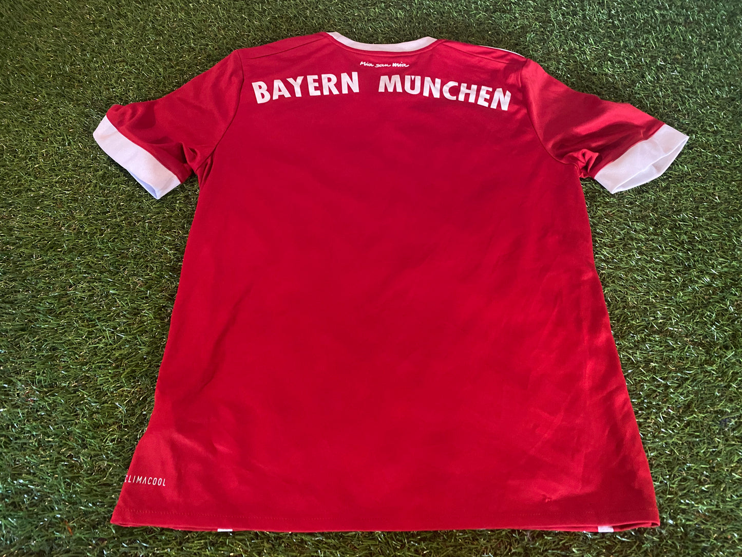 Bayern Munich Germany Soccer Football Large Boys10-12 yr Adidas Made Home Jersey