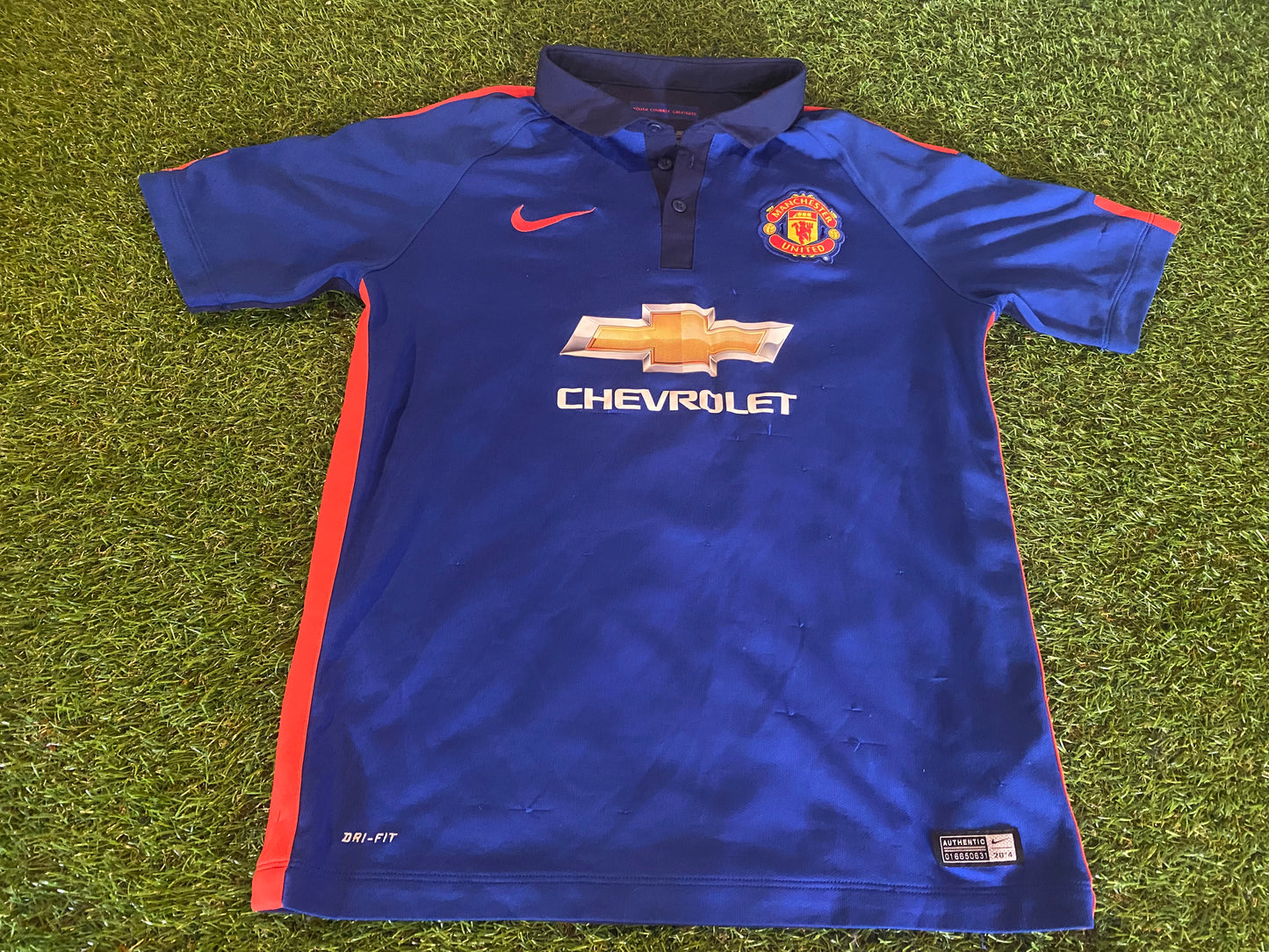 Manchester United Soccer Football XL Boys / Youths 13-14 yr Di Maria no7 Away Jersey