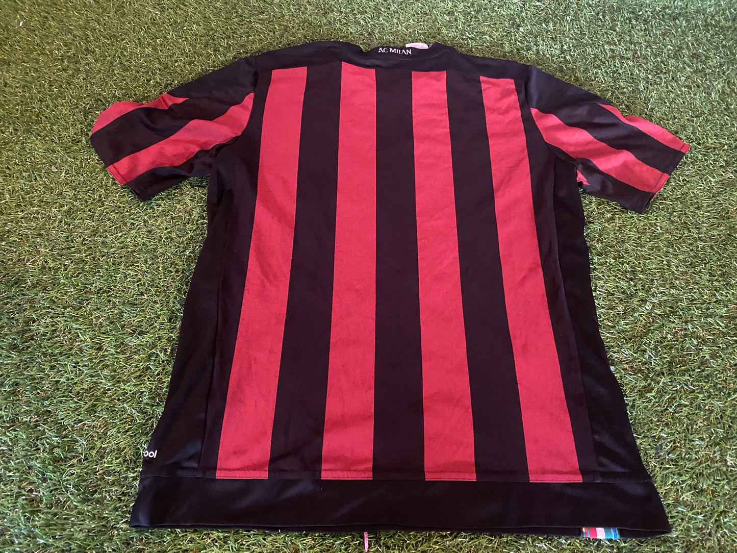 AC Milan Italy Italia Soccer Football XL Boys / Large Boys Adidas Made Home Jersey