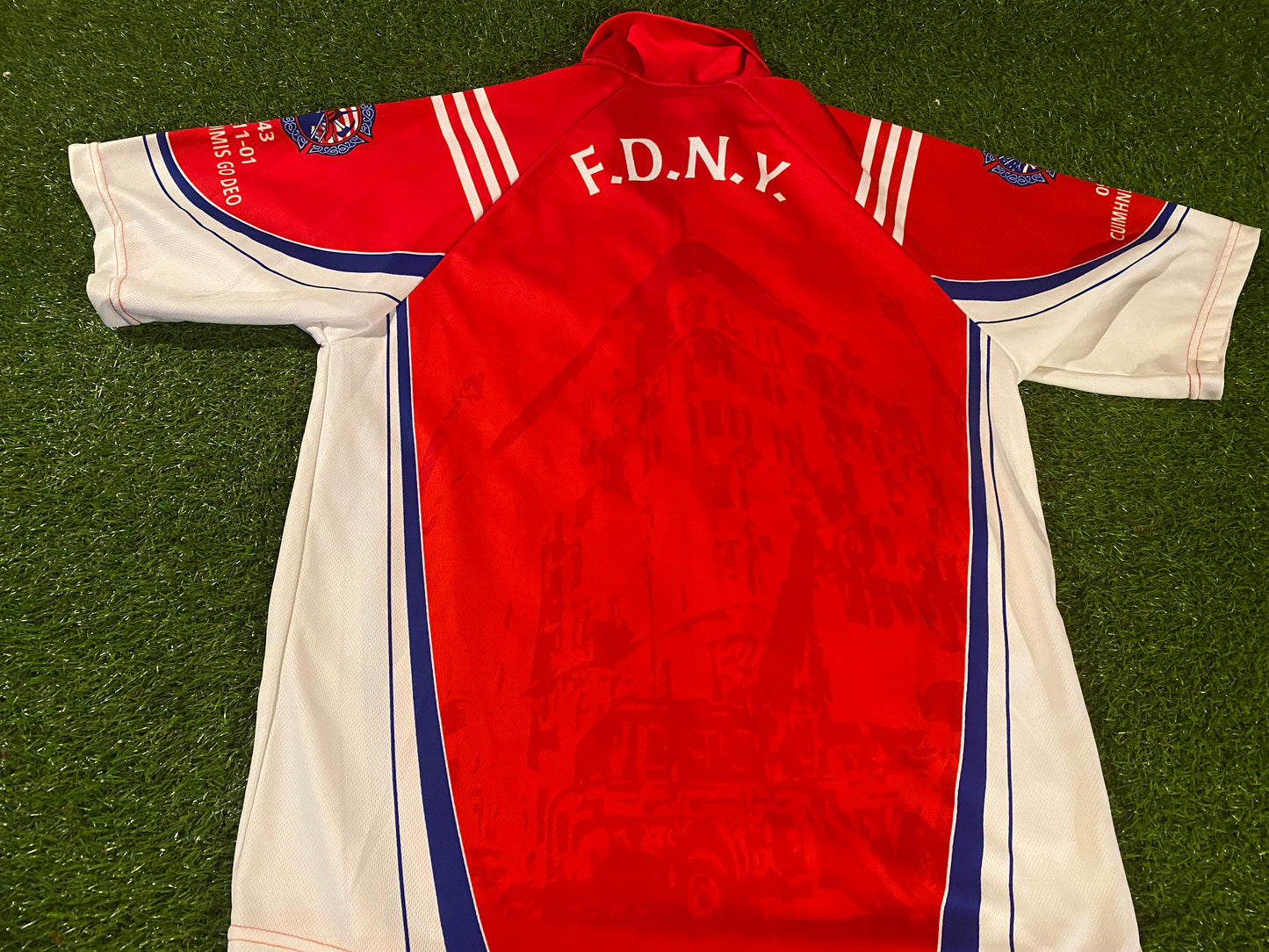 FDNY Fire Dept New York United States USA GAA Gaelic Football Hurling Medium Mans Jersey