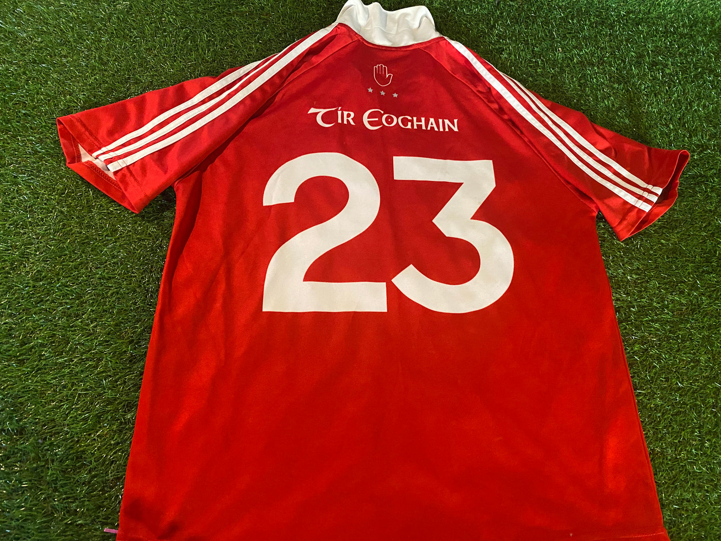 Co Tyrone Eire Irish Ireland GAA Gaelic Football Hurling Large Mans Match Worn no23 Jersey