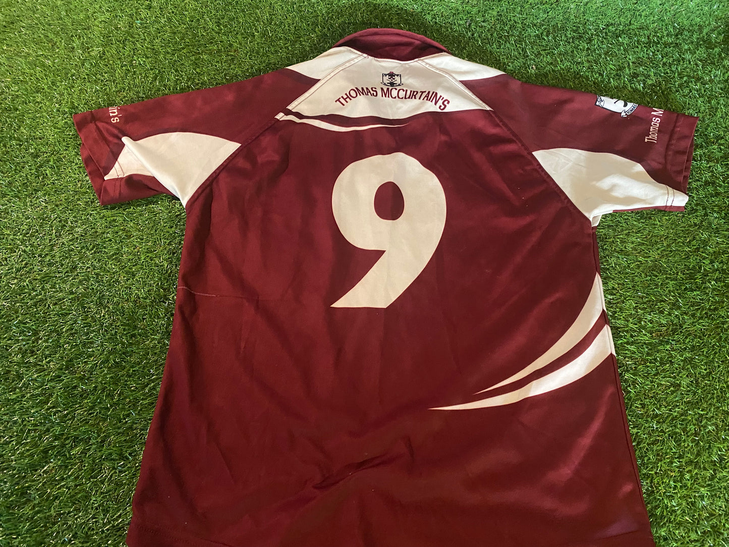 Thomans McCurtain London GAA Gaelic Hurling Large Mans Vintage Match Worn no9 Jersey