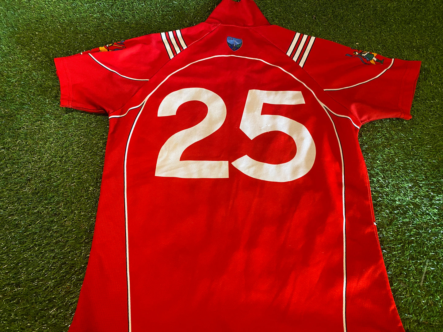 Co Louth Lu Ireland GAA Gaelic Football Hurling Medium Mans Match Worn no25 Jersey