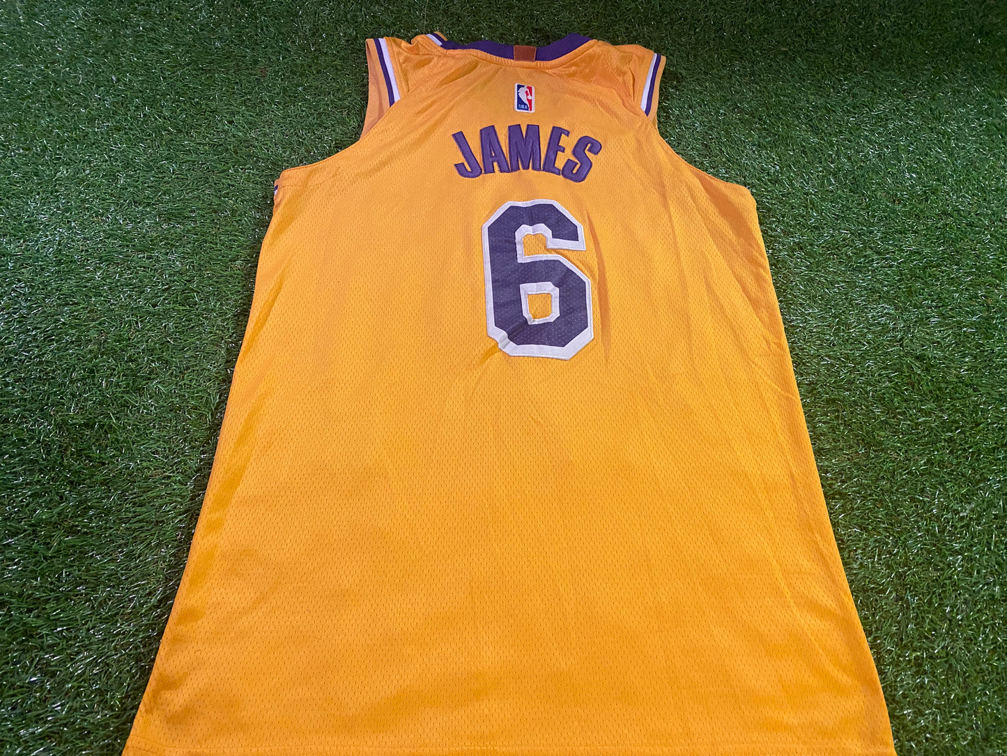 LA Lakers NBA USA United States of America Basketball Medium Mans James no6 Jersey