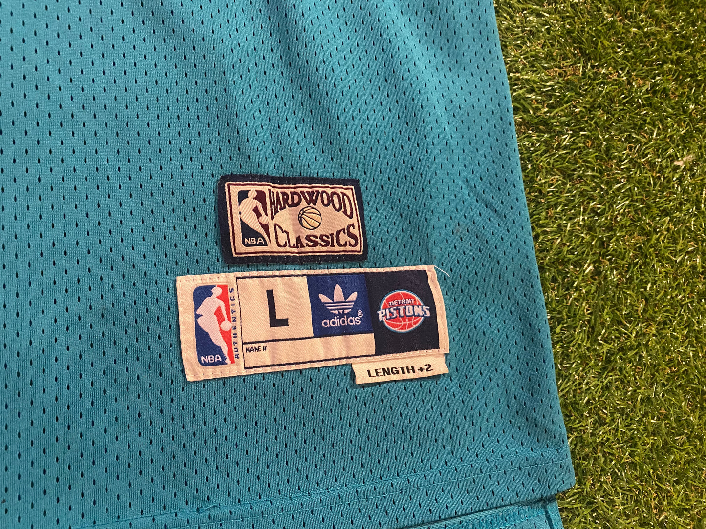 Detroit PistonsUSA United States of America Basketball Large Mans Hill no33 Adidas Jersey