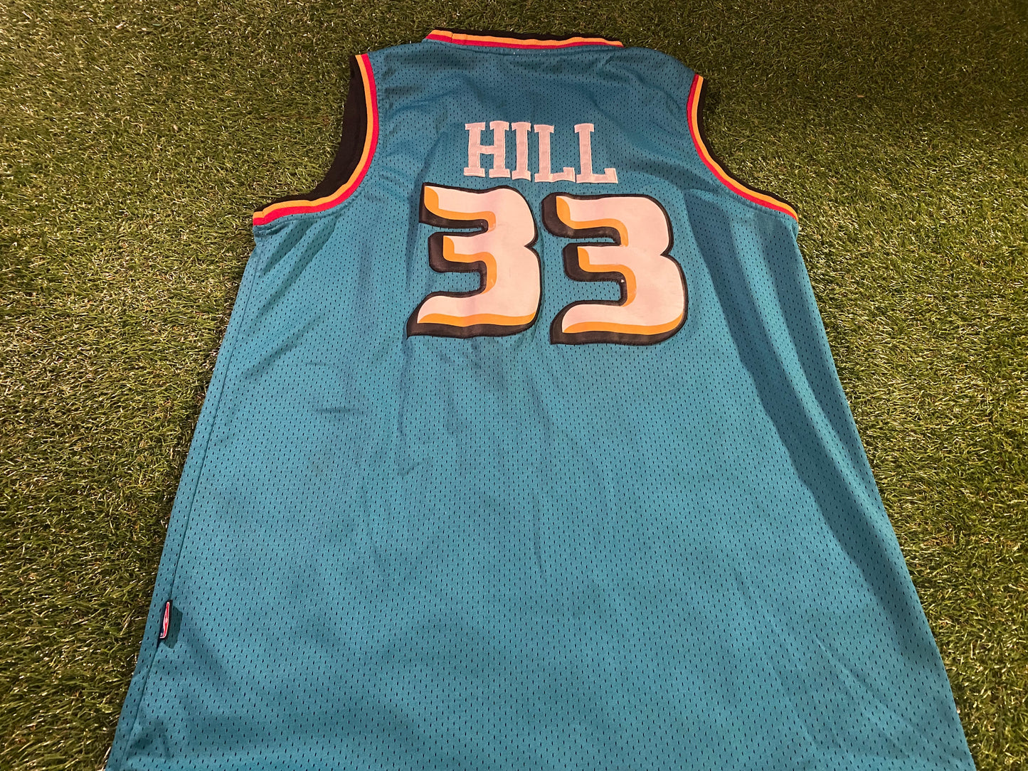Detroit PistonsUSA United States of America Basketball Large Mans Hill no33 Adidas Jersey