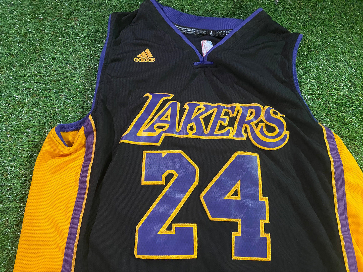 LA Lakers NBA USA United States of America Basketball Medium Mans Bryant no24 Adidas Jersey