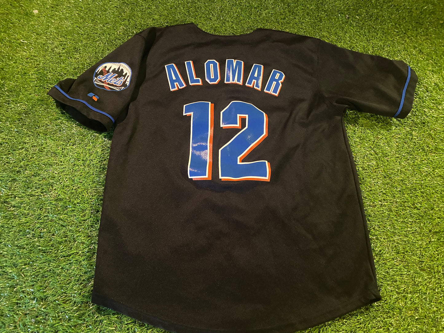 NY New York Mets USA United States of America Baseball MLB Youths / XS Mans Jersey