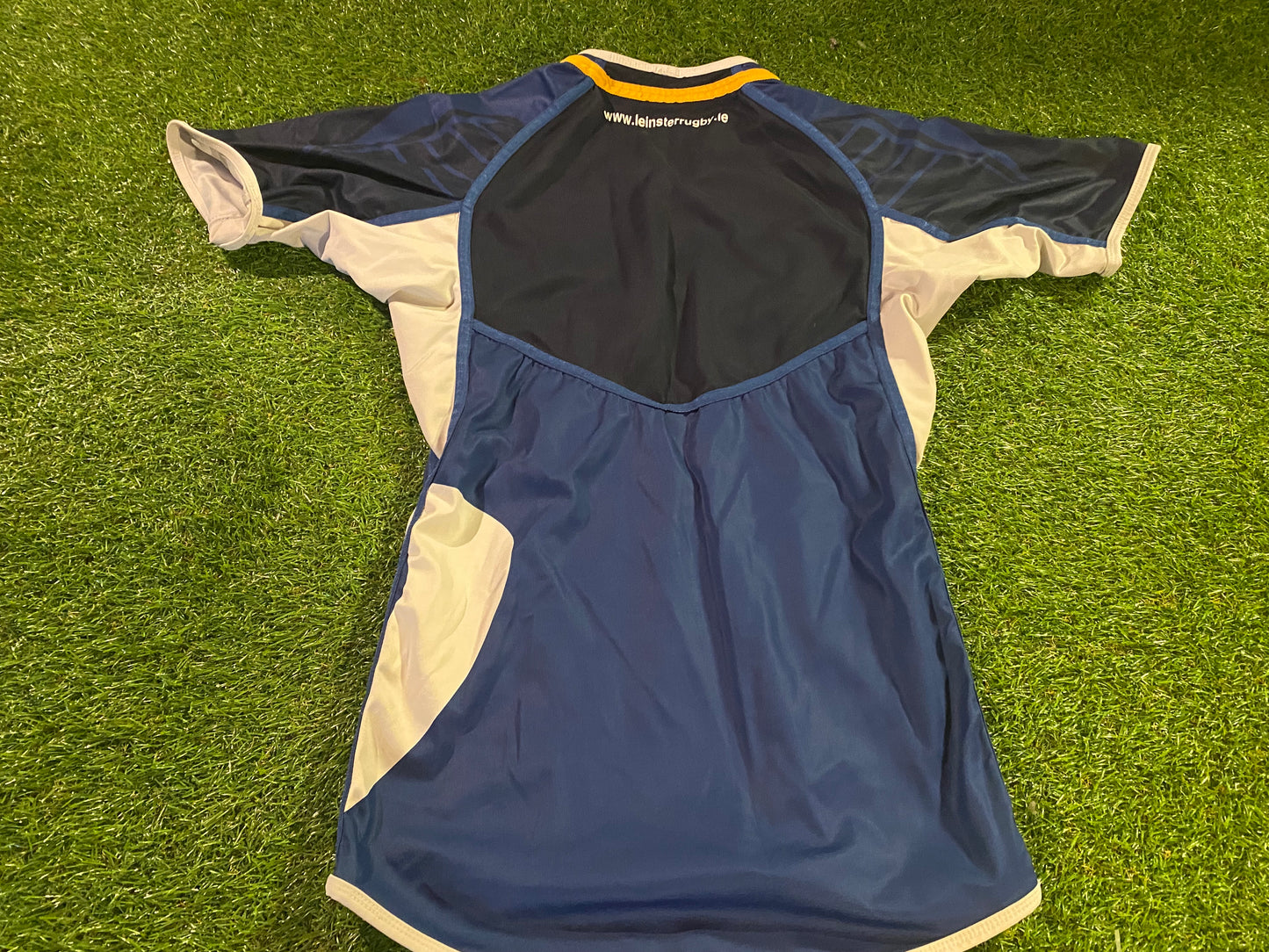 Leinster Eire Irish Rugby Union Football Large Mans Tight Fit Player Issue CCC Home Jersey
