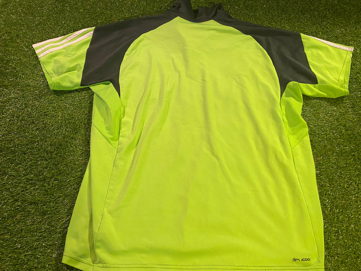Munster Eire Irish Rugby Union Football XL Extra Large Mans Adidas Made Polo Jersey