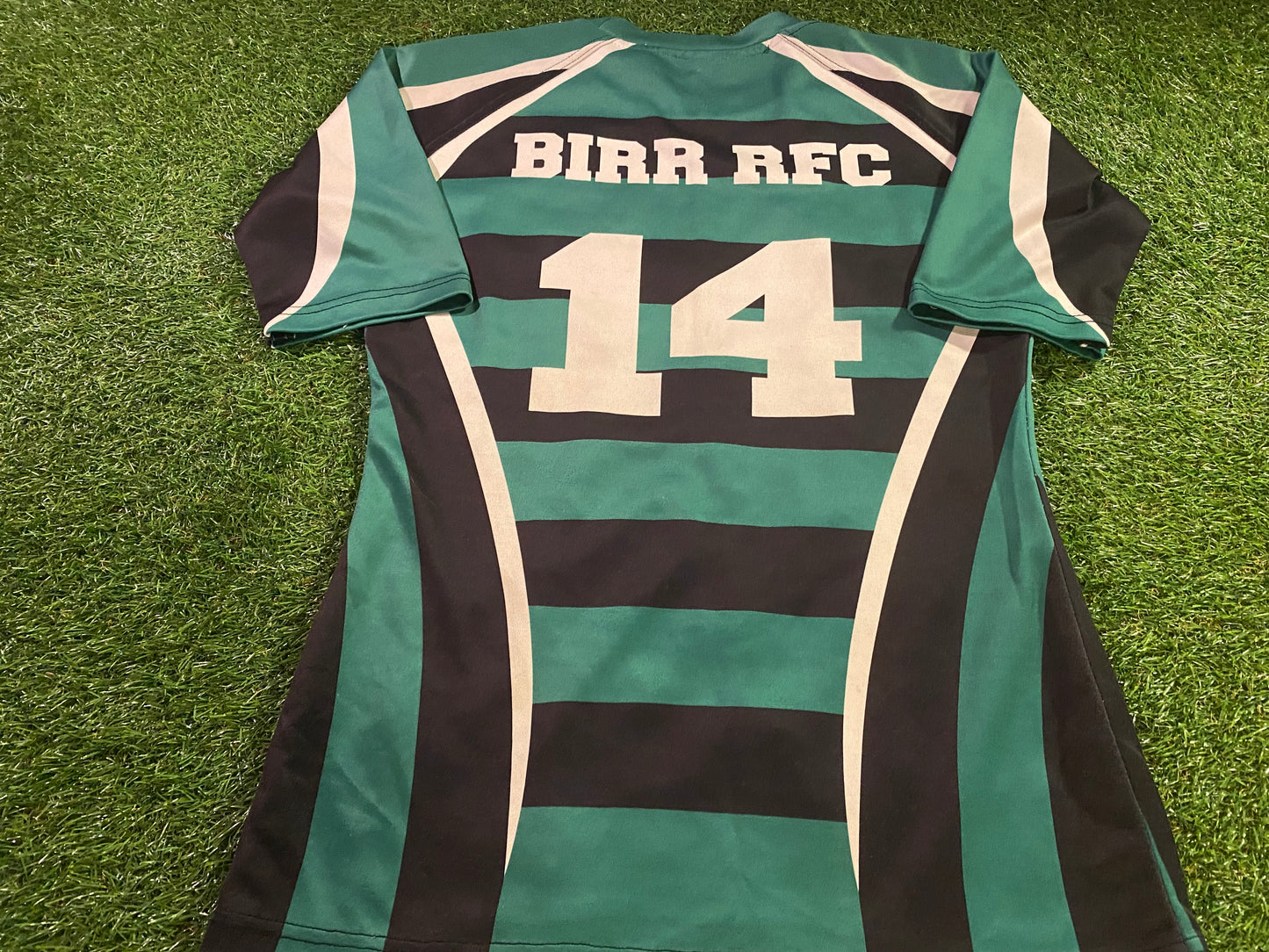 Birr RFC Offaly Eire Ireland Irish Rugby Union Football Medium Mans Match Worn no14 Jersey