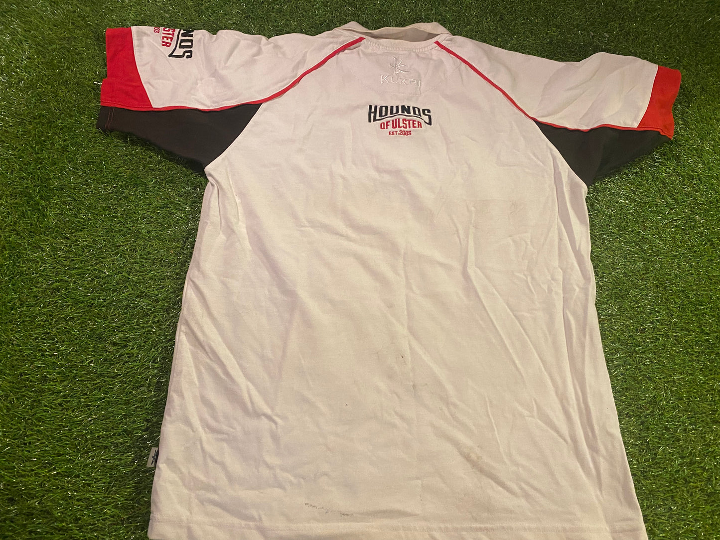 Ulster Northern Ireland Rugby League Football Medium Mans Cotton Polo Jersey