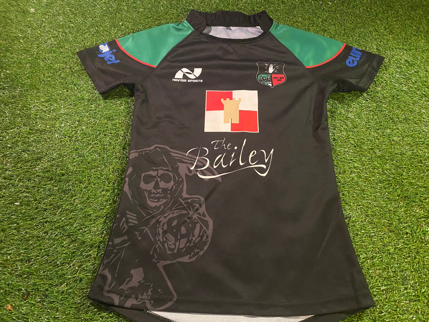 Irish Ireland Eire Rugby Union Football Small Mans Tin Man no7 Jersey