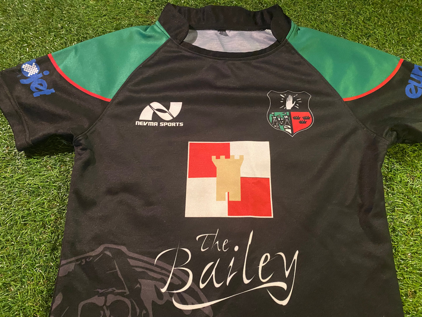 Irish Ireland Eire Rugby Union Football Small Mans Tin Man no7 Jersey