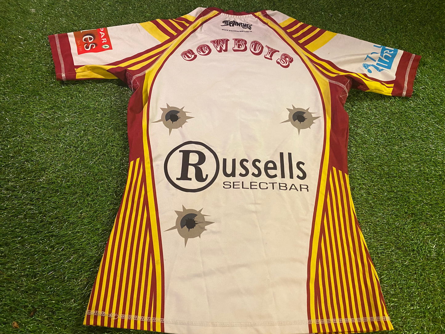 Country Cowboys Rugby League Eire Ireland Irish Large Mans Tight Fit Stretch Jersey