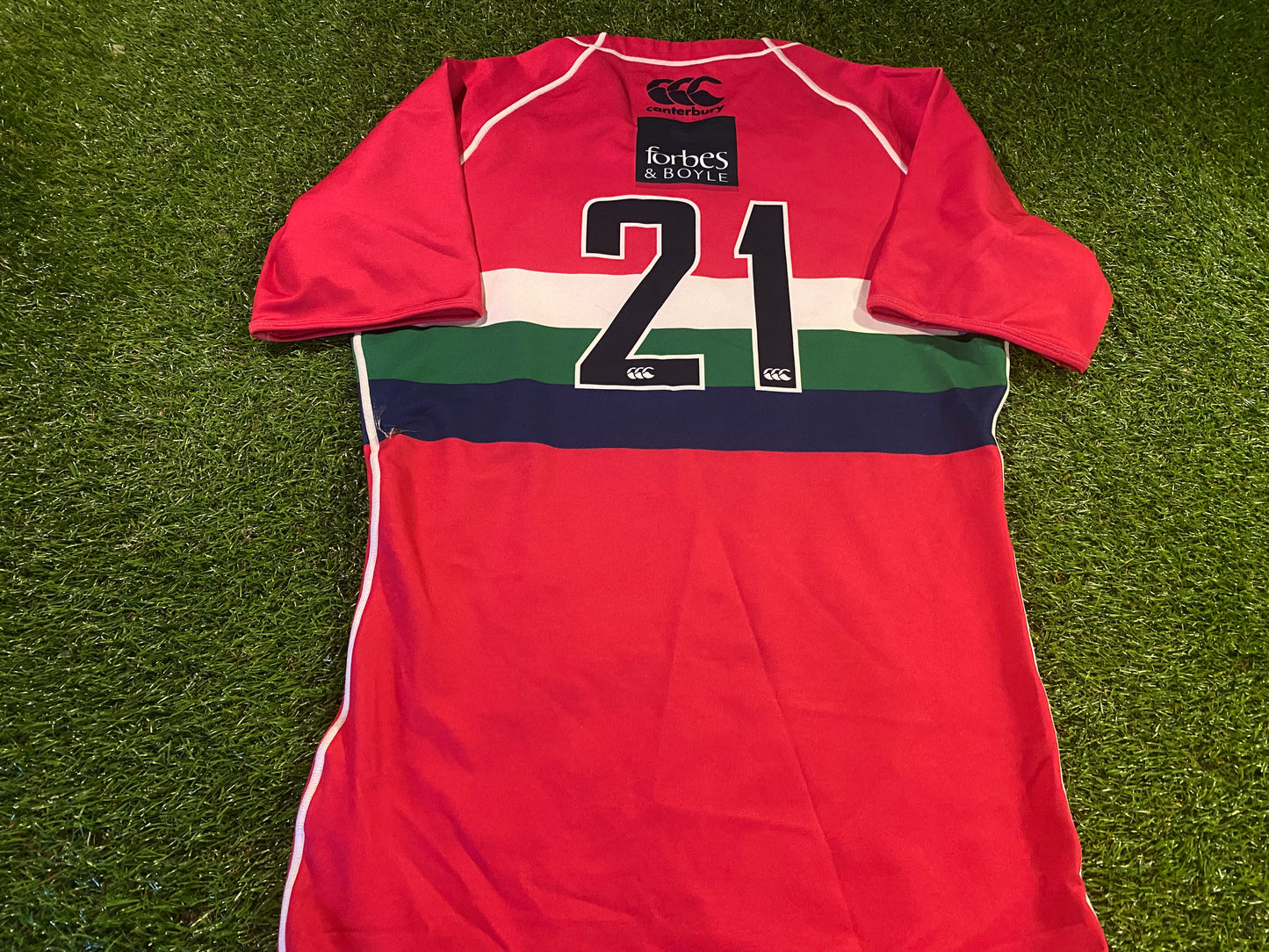 Suttonians Ireland Eire Irish Rugby Union Large Mans Match Worn no21 CCC Jersey