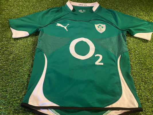 Ireland IRFU Eire Irish Rugby Union Football Medium Mans Puma Made Home Jersey