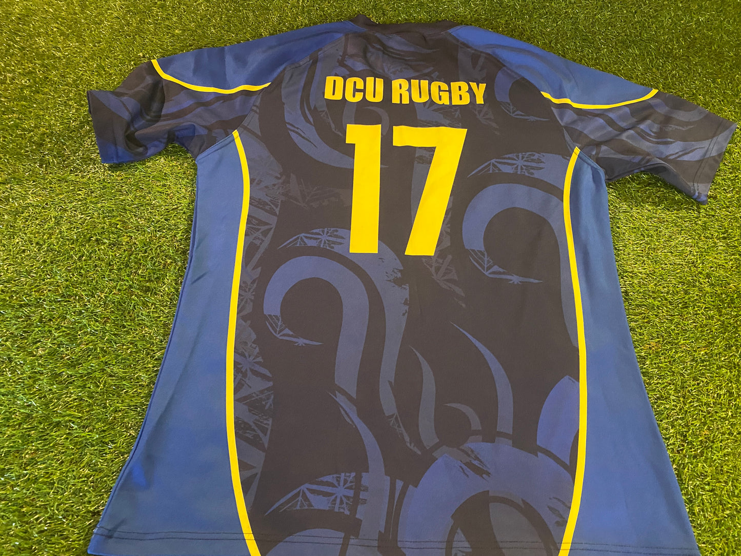DCU Dublin Eire Irish Ireland Rugby Union XL Extra Large Mans Match Worn no17 Jersey