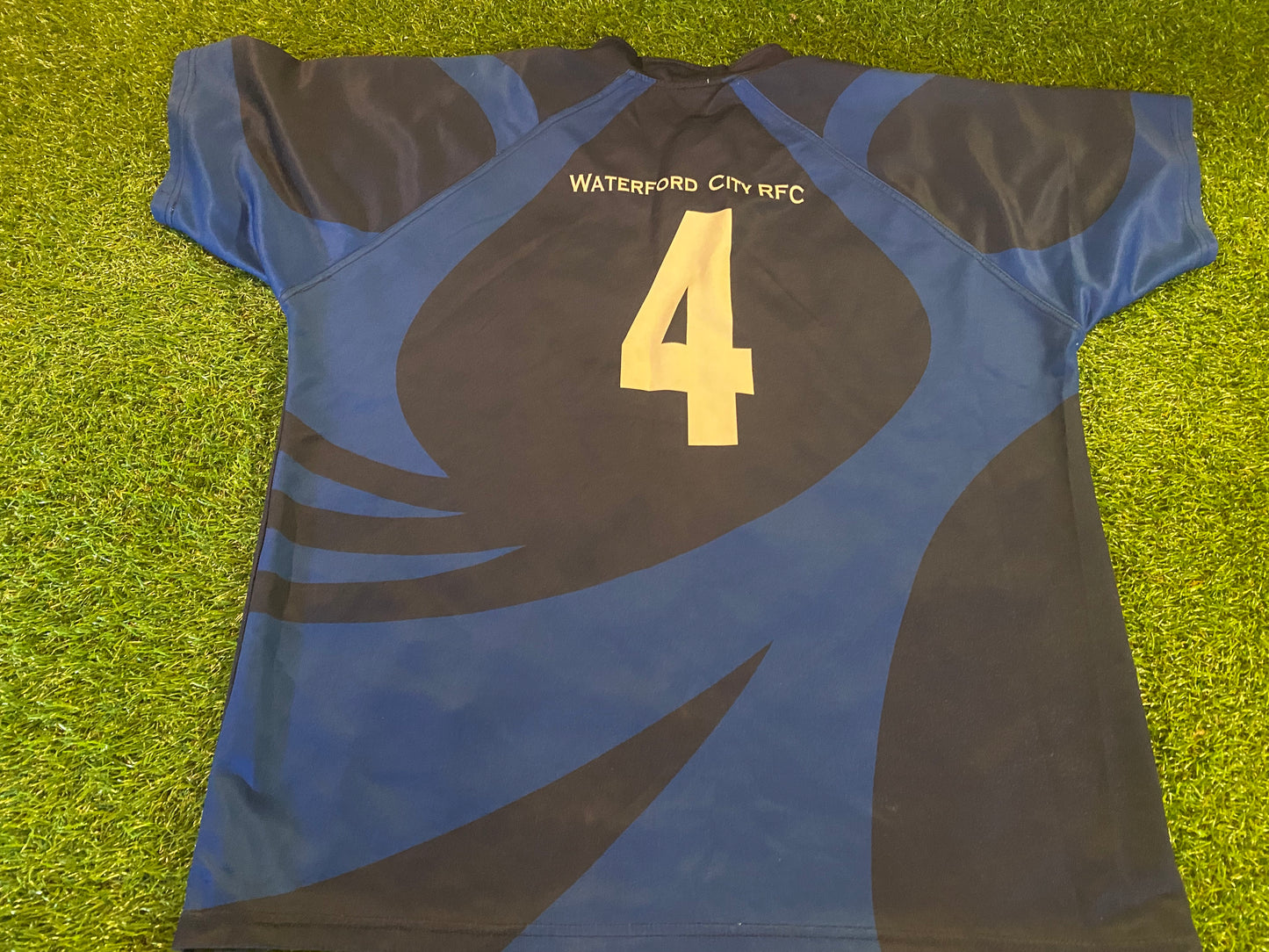 Waterford City Eire Irish Ireland Rugby Union Large Mans Match Worn no4 Jersey