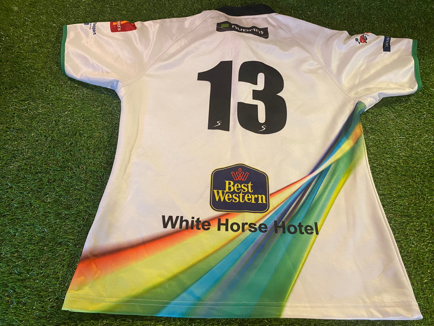 City of Derry Irish Ulster Ireland Rugby Union Large Mans Match Worn no13 Jersey