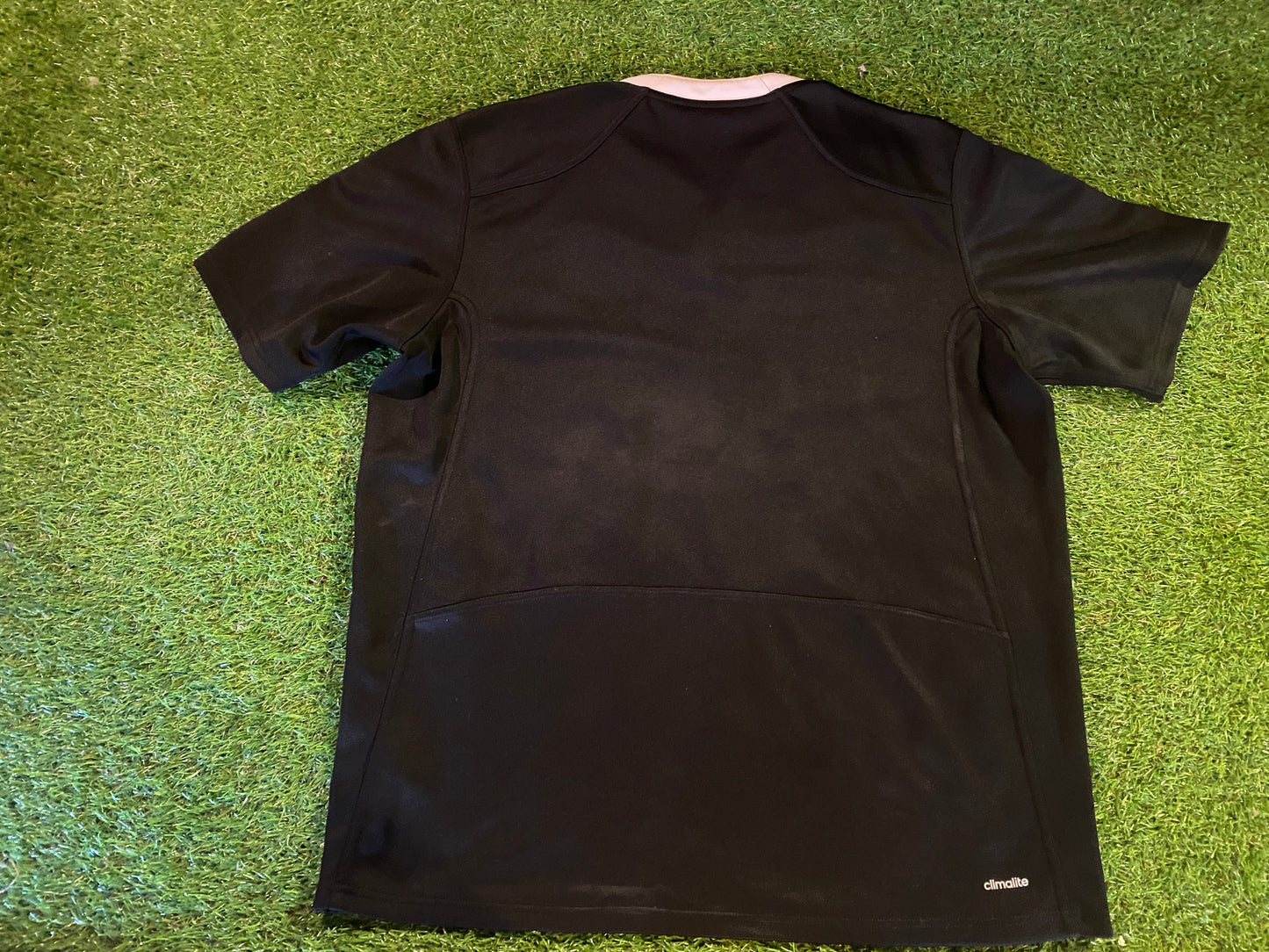 New Zealand All Blacks Rugby Union Football XL Extra Large Mans Adidas Home Jersey