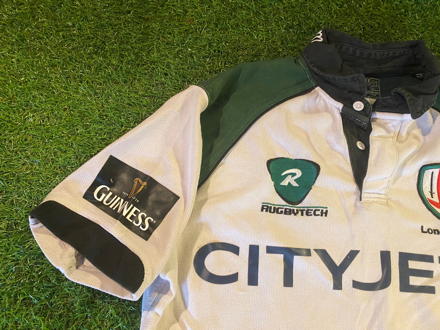 London Irish Premiership England Eire Ireland Rugby Union Medium Mans Away Jersey