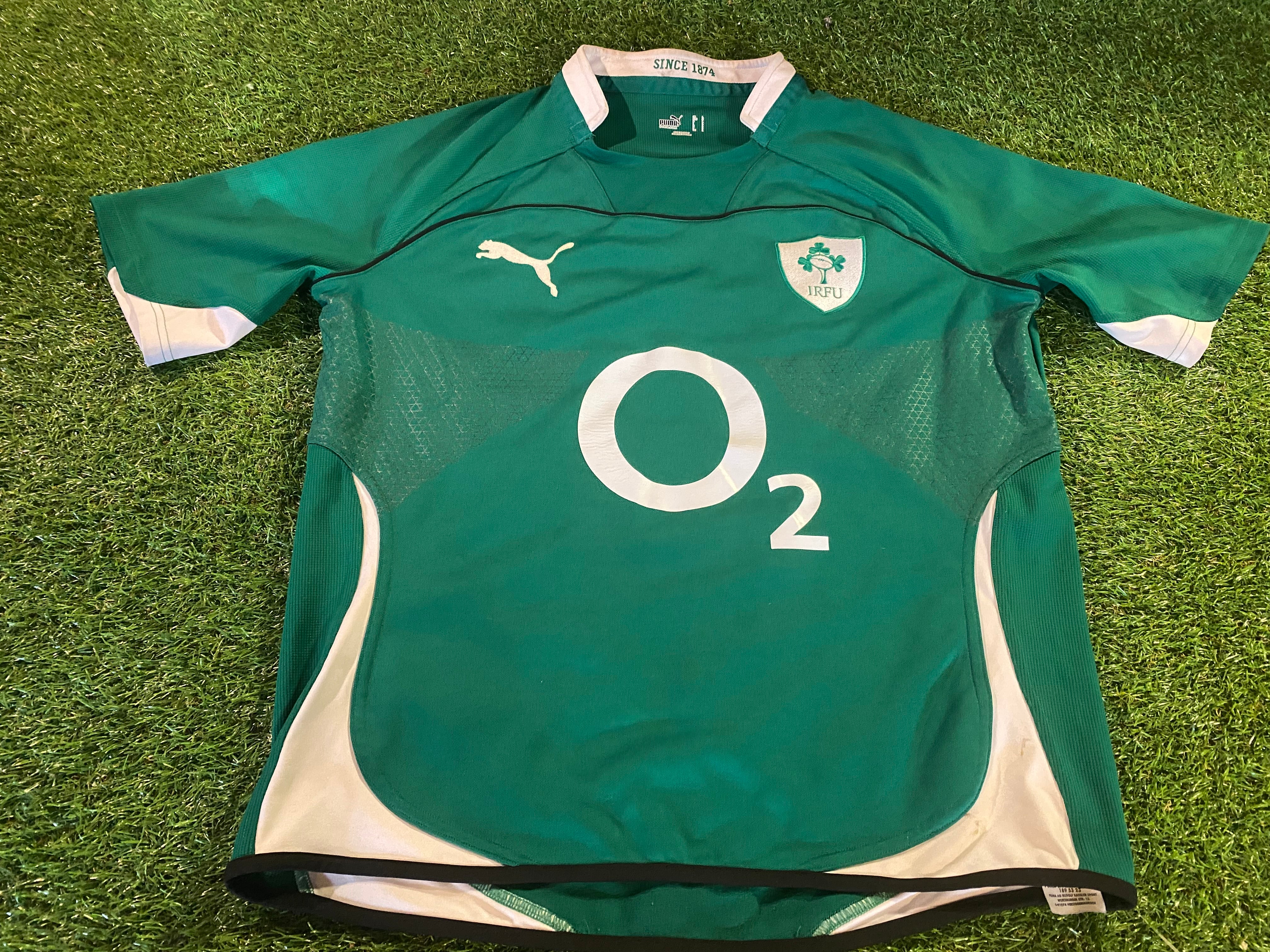 Ireland IRFU Eire Irish Rugby Union Football Large Mans Puma Made