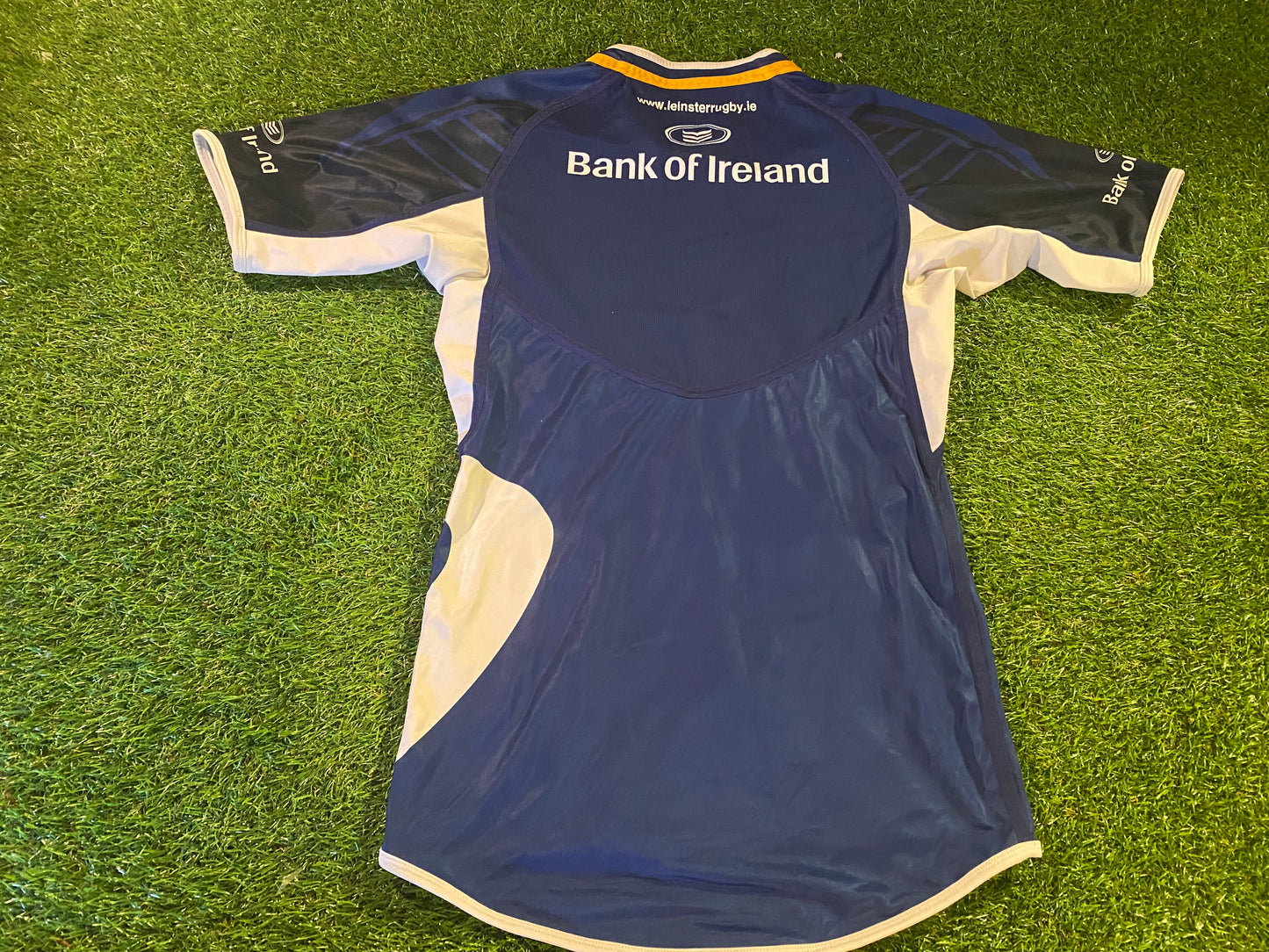 Leinster Eire Irish Ireland Rugby Union Football Large Mans Tight Fit Player Issue Away Jersey