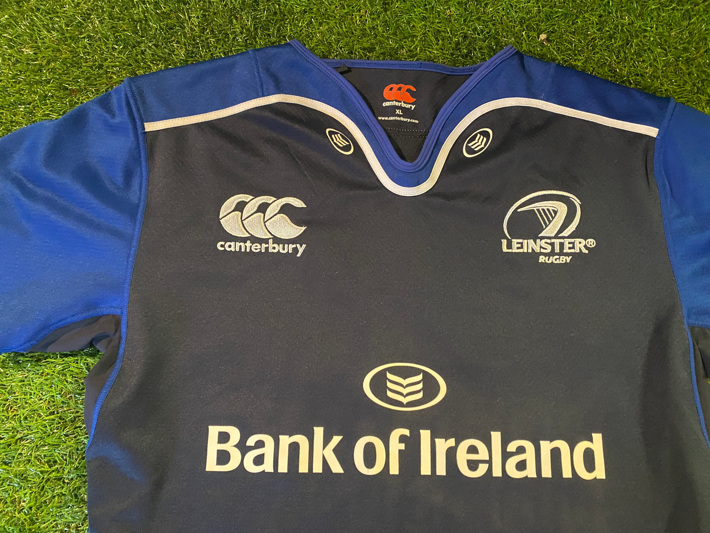 Leinster Eire Irish Ireland Rugby Union Football XL Extra Large Tight Fit Player Issue Tierney Jersey