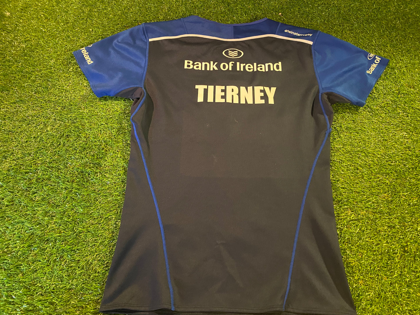 Leinster Eire Irish Ireland Rugby Union Football XL Extra Large Tight Fit Player Issue Tierney Jersey