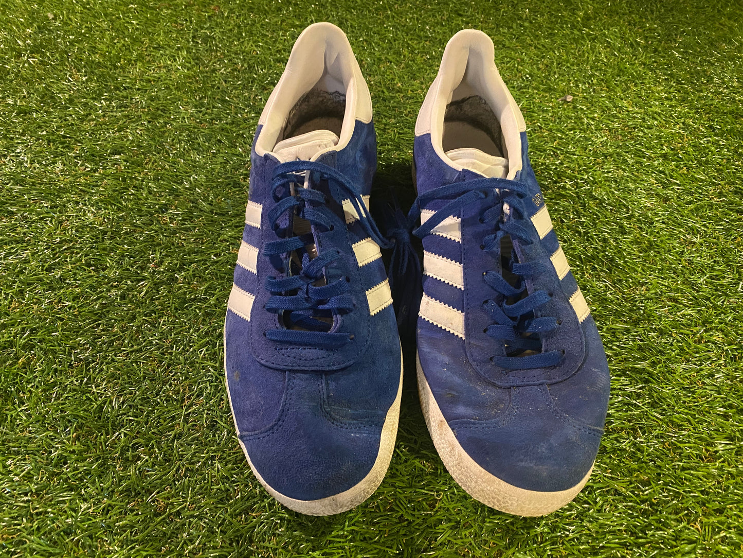 Adidas Gazelle Trainers Vintage UK Adulr Mans Mens Size 9