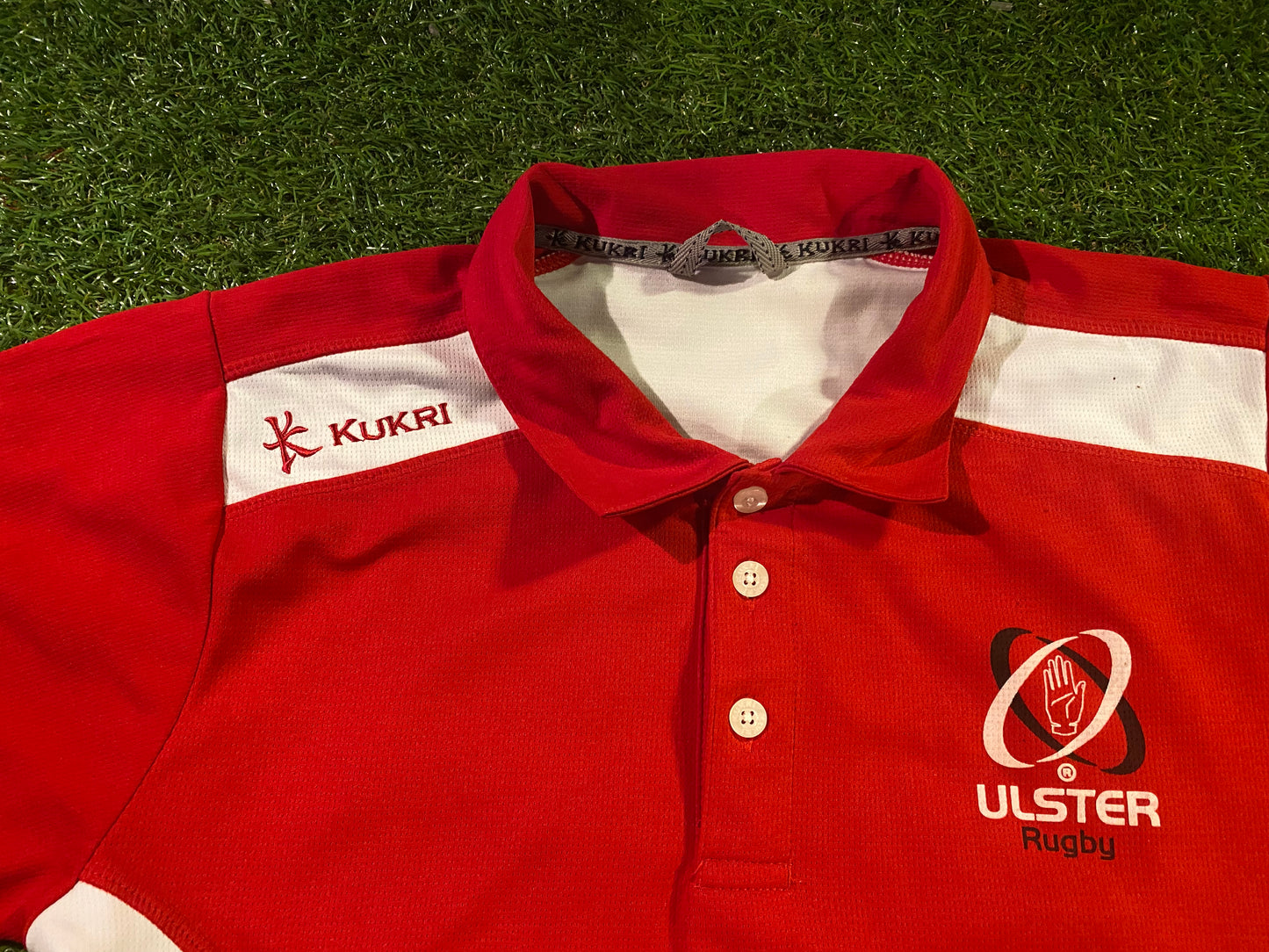 Ulster Northern Ireland Rugby Union Football Small Mans Lighter Polo Jersey SUFTUM