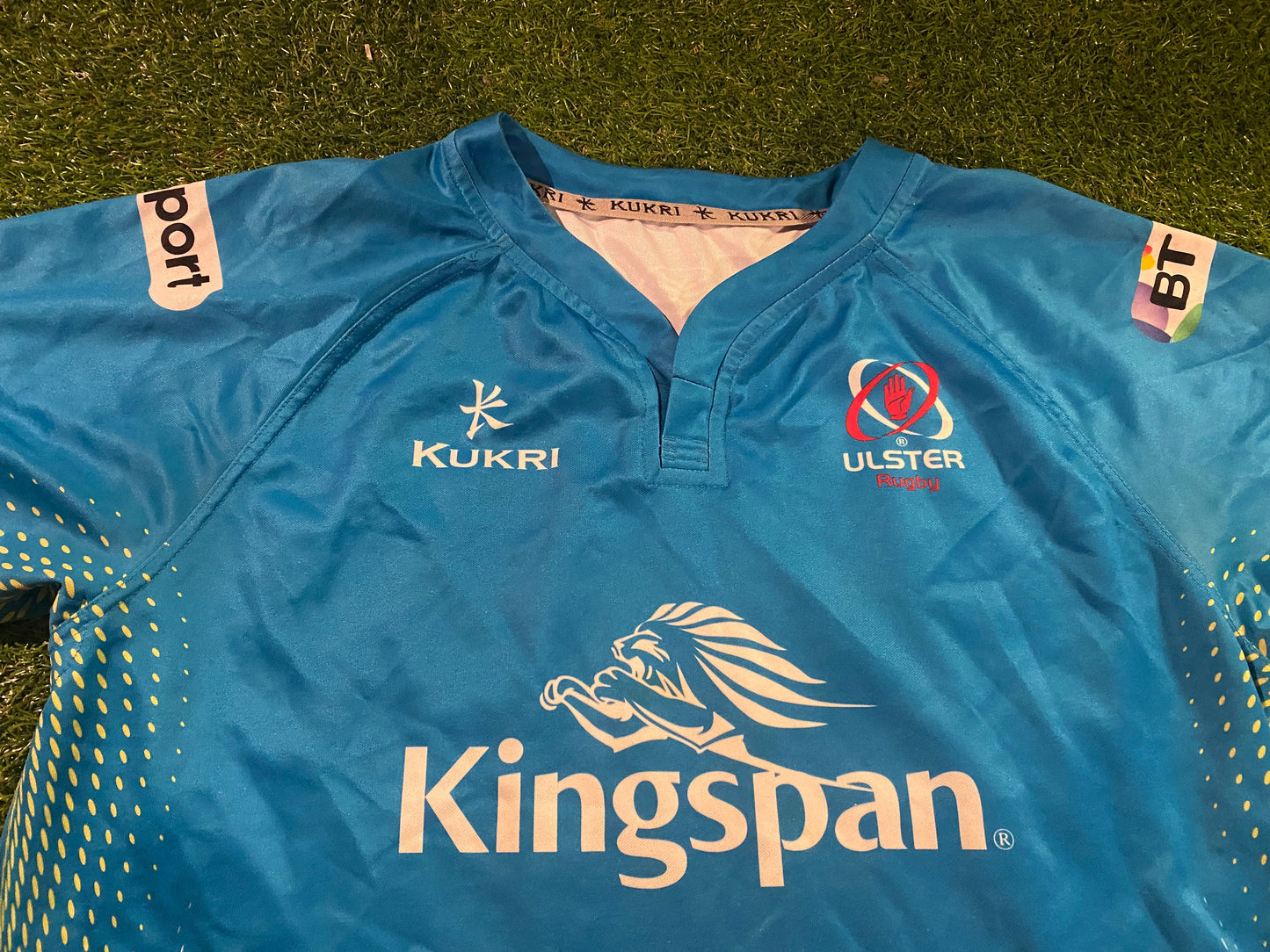 Ulster Northern Ireland Rugby Union Football XL Extra Large Mans Kukri Away Jersey