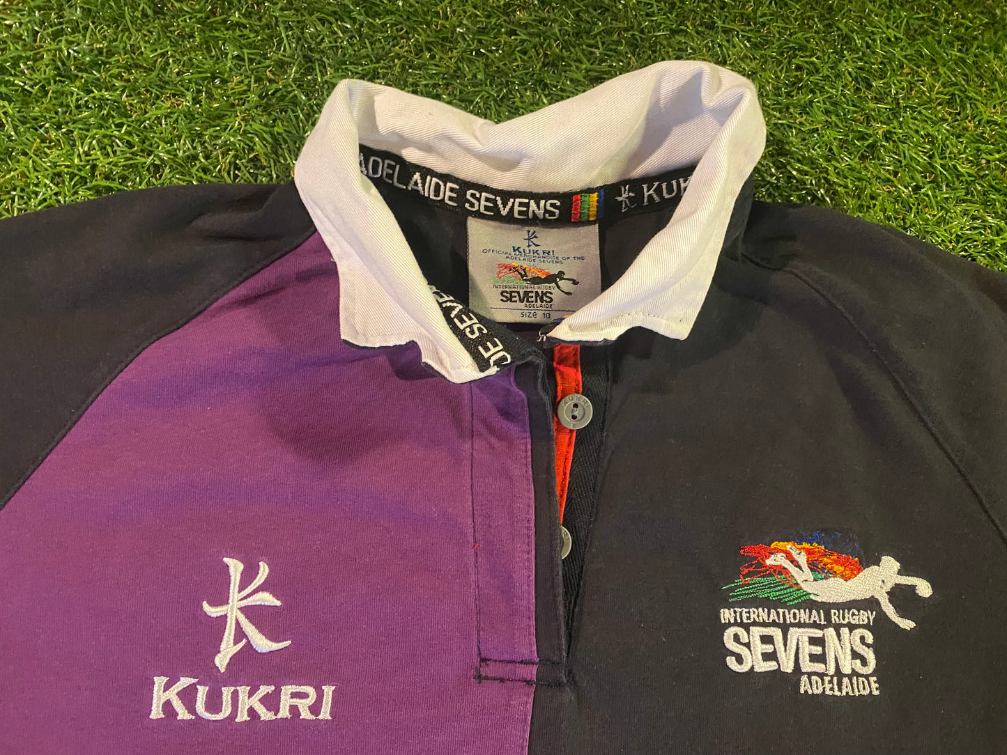 Sevens 7's Adelaide Australia Rugby Union Womans Size 10 Size Kukri Made Jersey