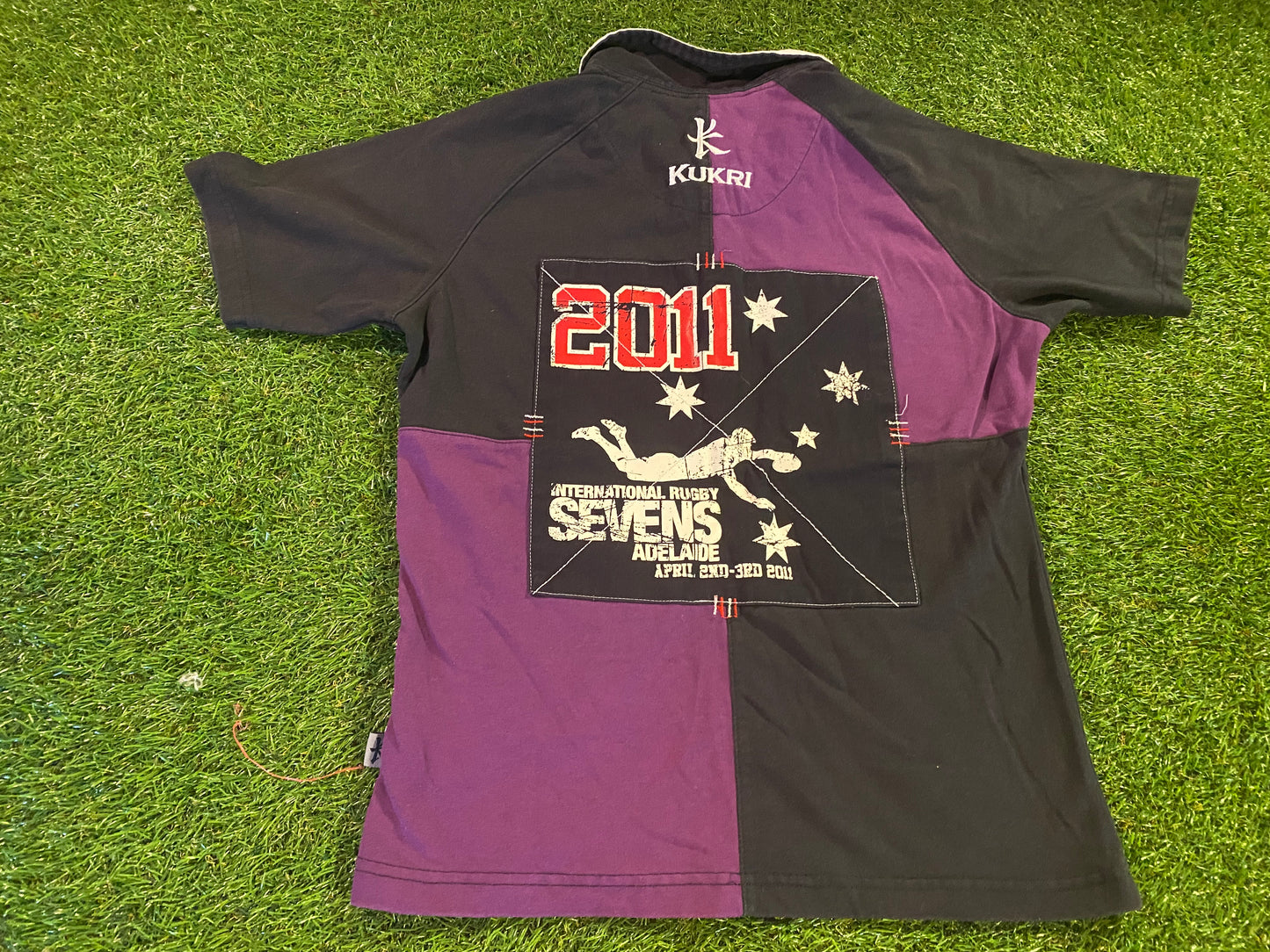 Sevens 7's Adelaide Australia Rugby Union Womans Size 10 Size Kukri Made Jersey