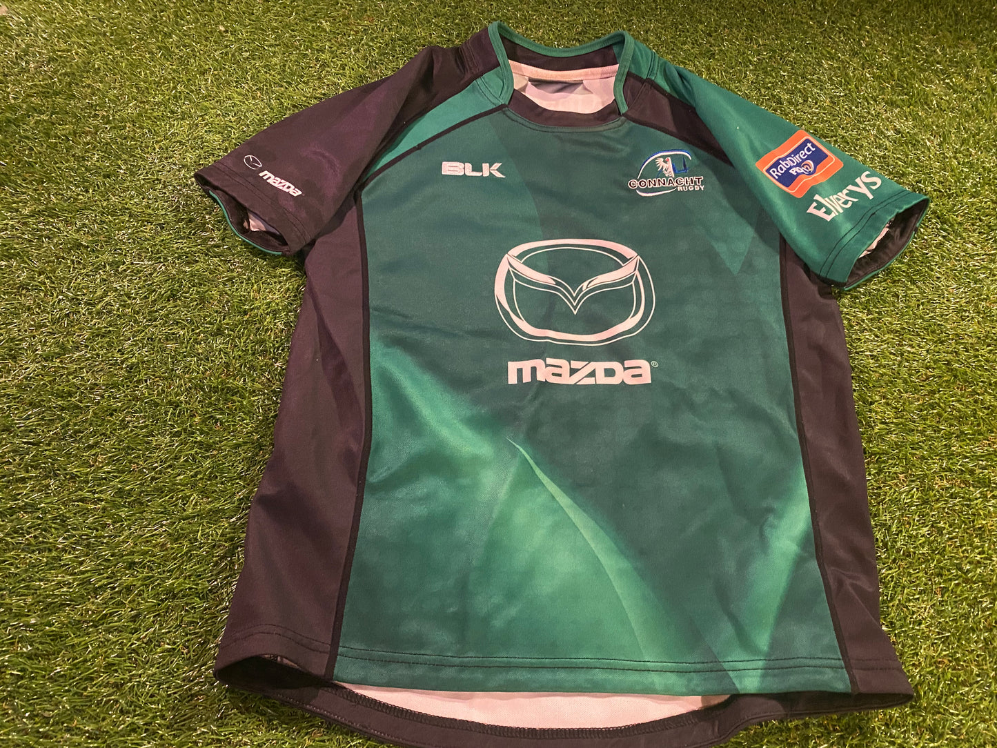 Connacht Ireland IRFU Eire Irish Rugby Union Football Womans Size 14 Home Jersey