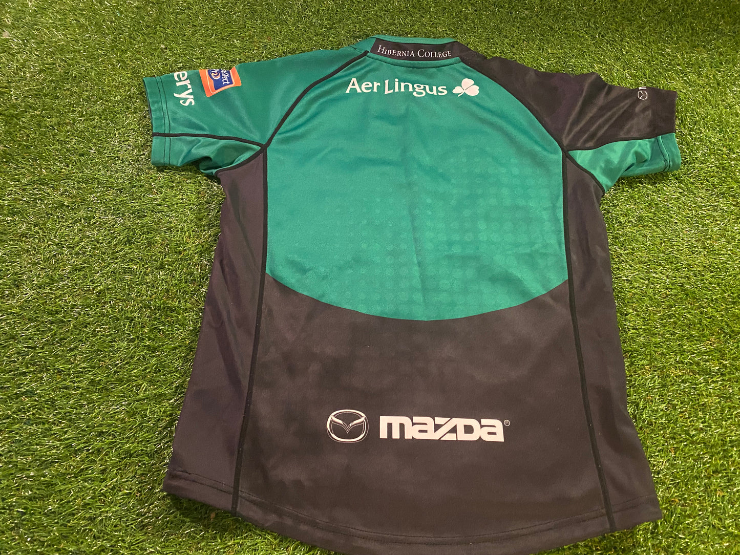 Connacht Ireland IRFU Eire Irish Rugby Union Football Womans Size 14 Home Jersey