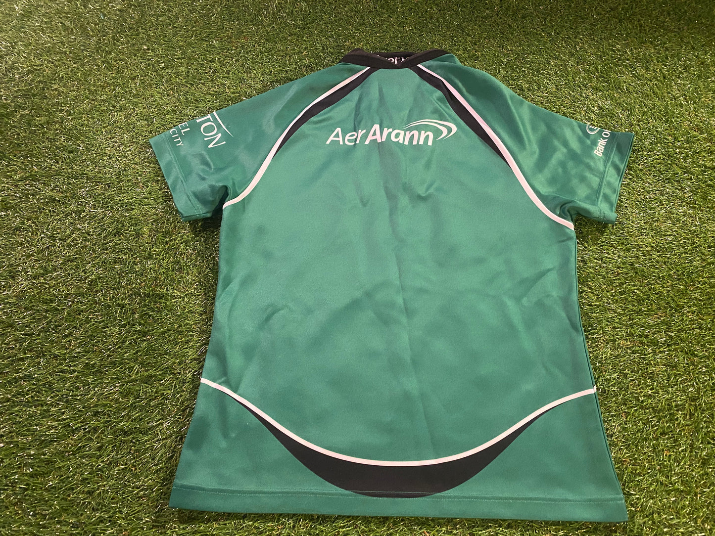 Connacht Ireland IRFU Eire Irish Rugby Union Football Womans Size 12 Home Jersey