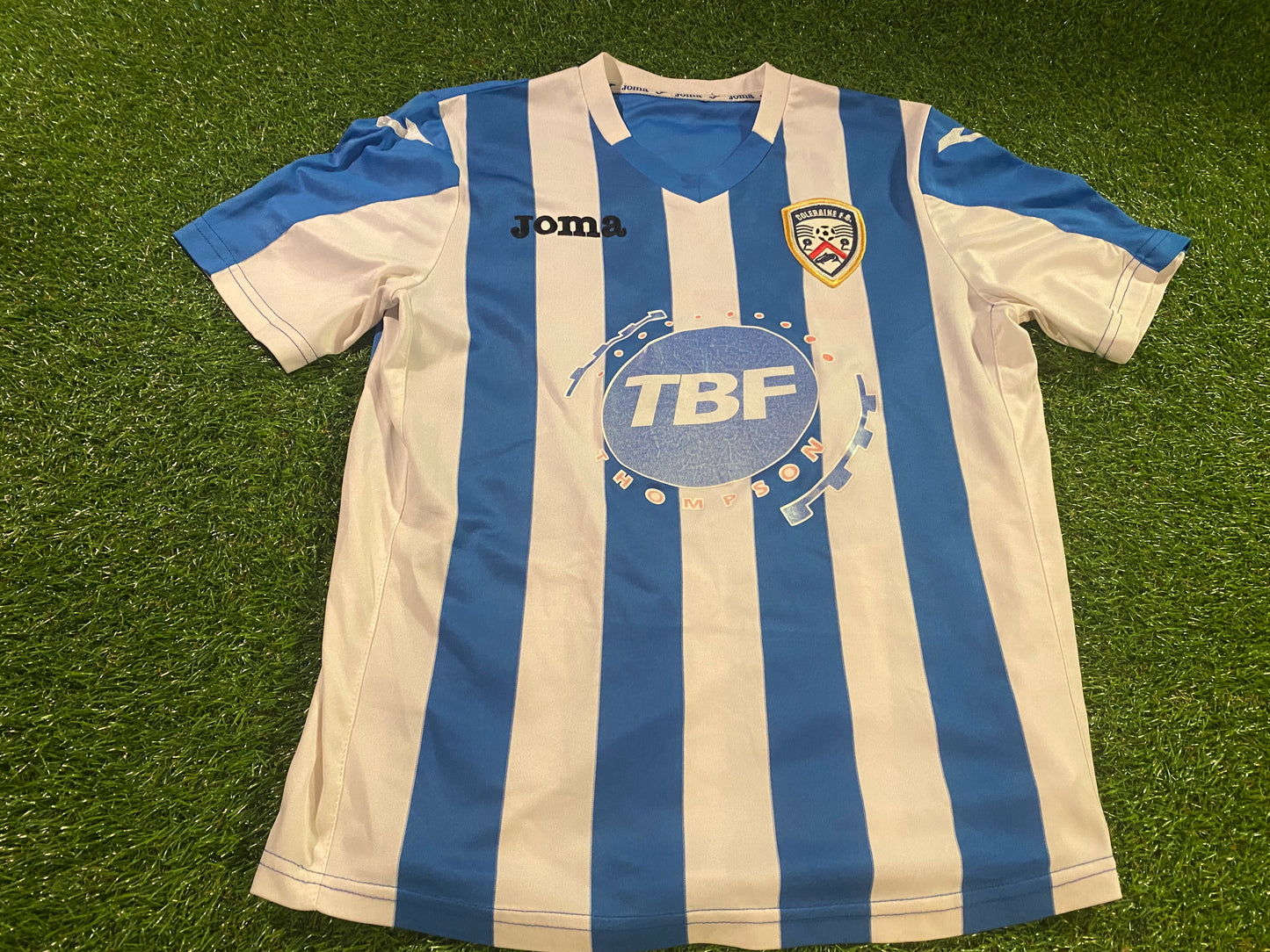 Coleraine FC Ulster Northern Ireland Soccer Football Medium Mans Vintage Jersey
