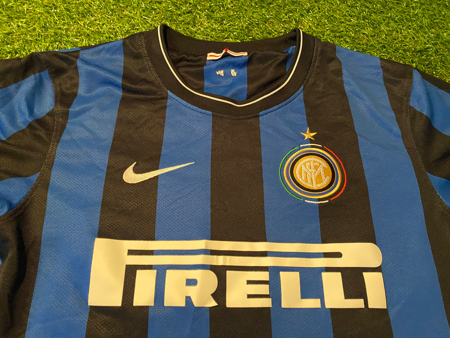 Inter Milan Italy Italia Serie A Soccer Football Small Mans Ibrahimovic no8 Nike Home Jersey