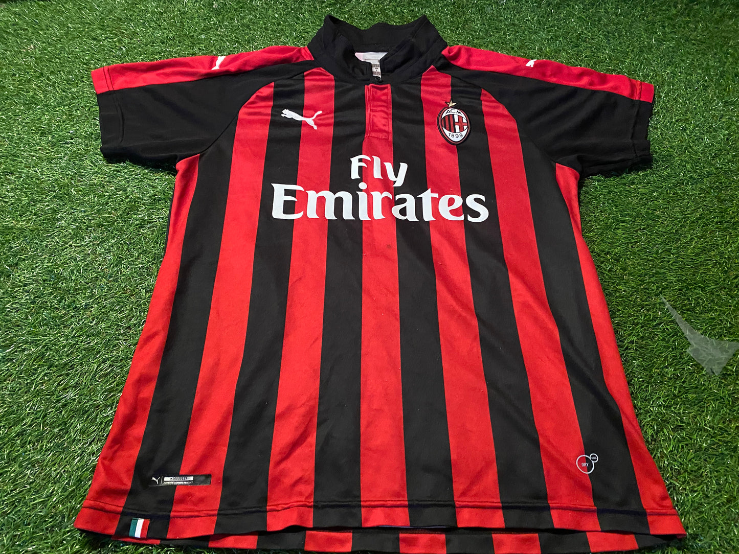 AC Milan Italy Italia Serie A Soccer Football Large Mans Van Basten no9 Home Jersey