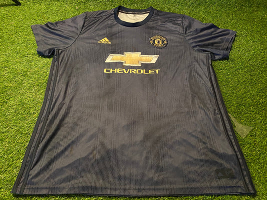 Manchester United England Football Soccer Big XXL 2XL Mans 2018 Adidas Third Jersey